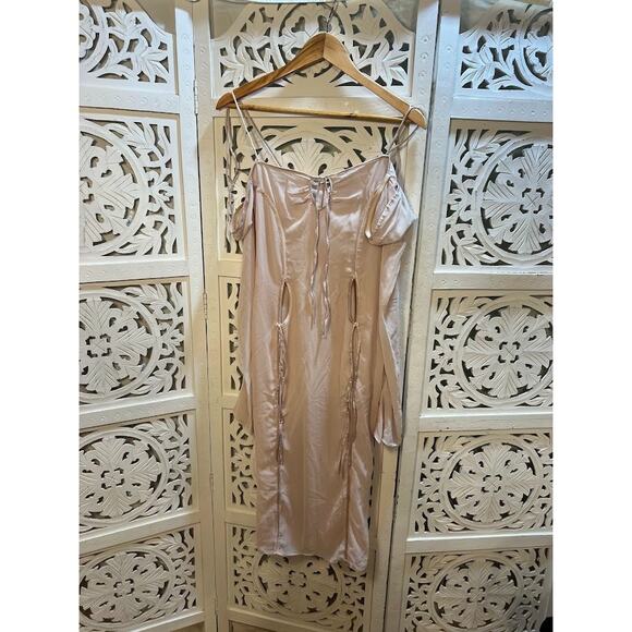 House of CB Ophelia Crystal Cutout Midi Dress Size S Small Plus Cup - Picture 5 of 10